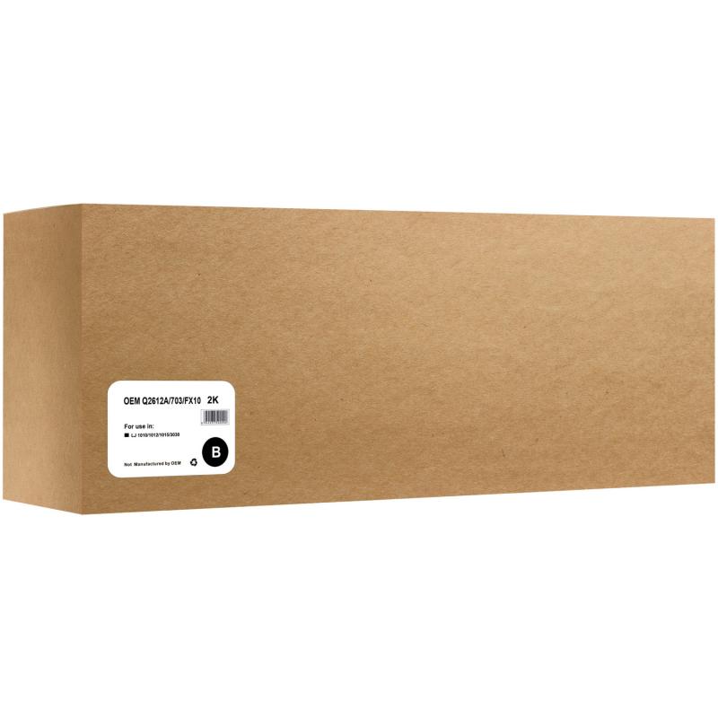 Картридж HP Q2612A/CRG703/FX10 LJ 1010/1012/1015/3030 2K Black Compatible