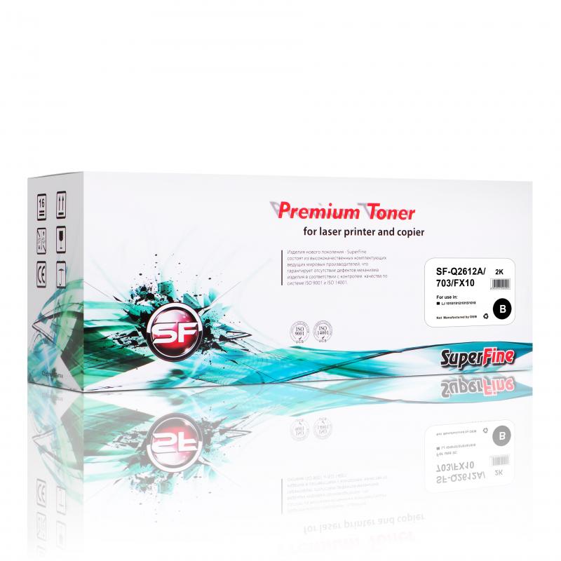 Картридж HP Q2612A/CRG703/FX10  LJ 1010/1012/1015/1018 2K SuperFine