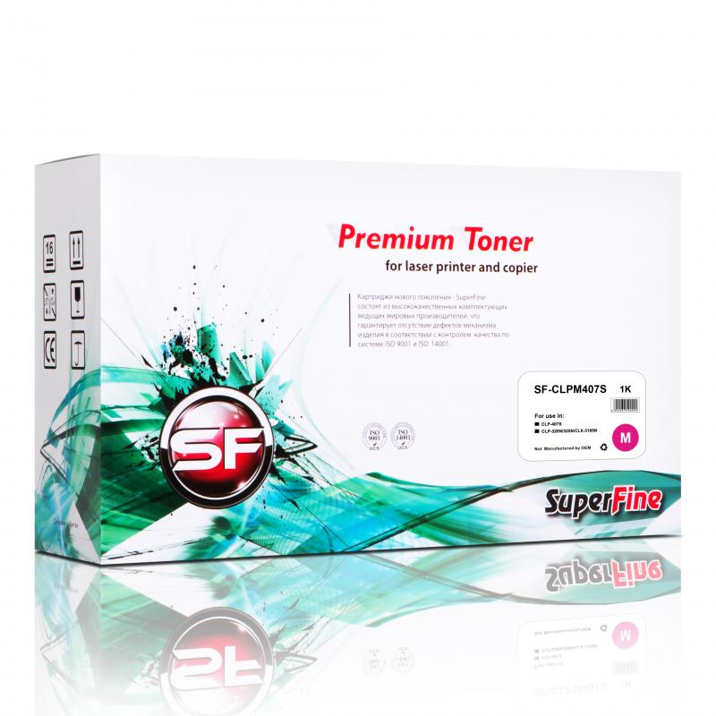 Картридж Samsung CLT-407S CLP-320N/325N/CLX-3185N 1K Magenta Premium SuperFine