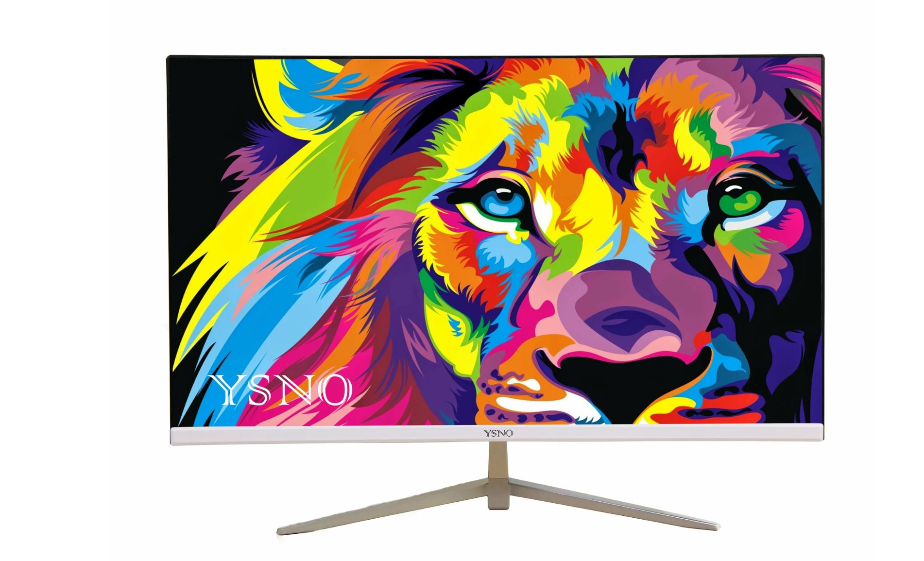 27" Монитор 2K YSNO W27Q144 DUAL, 2560x1440, 75/144 Гц, IPS, изогнутый, белый
