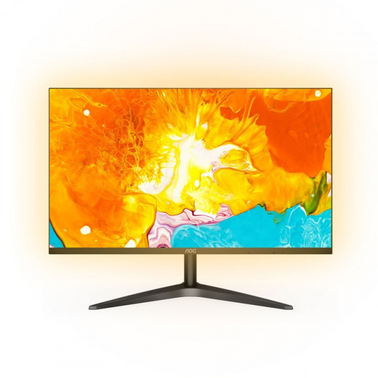 Монитор AOC 24B1H черный,23.6",1920x1080@60 Гц, VA, LED, 3000:1, 250 Кд/м2, 178°/178°, HDMI 1.4, VGA (D-Sub